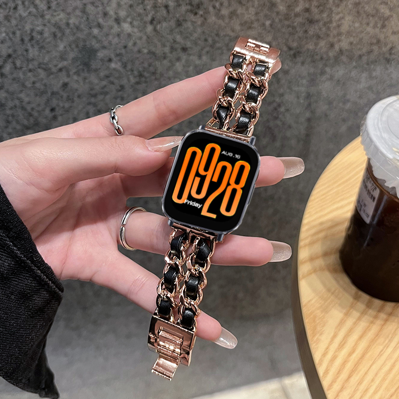 Luxury Watch Galaxy - Luksusowa skóra + metalowy pasek do