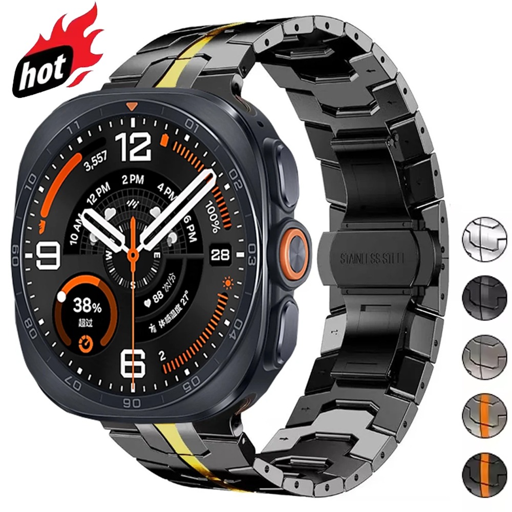 Luxury Watch Galaxy - Pasek ze stali nierdzewnej do Samsung