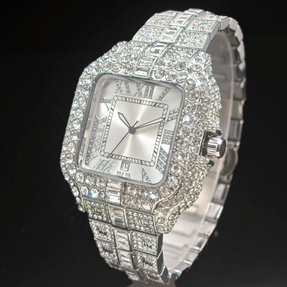 Luxury Watch And Jewelry Brand - Luksusowy diamentowy zegarek dla mężczyzn marka