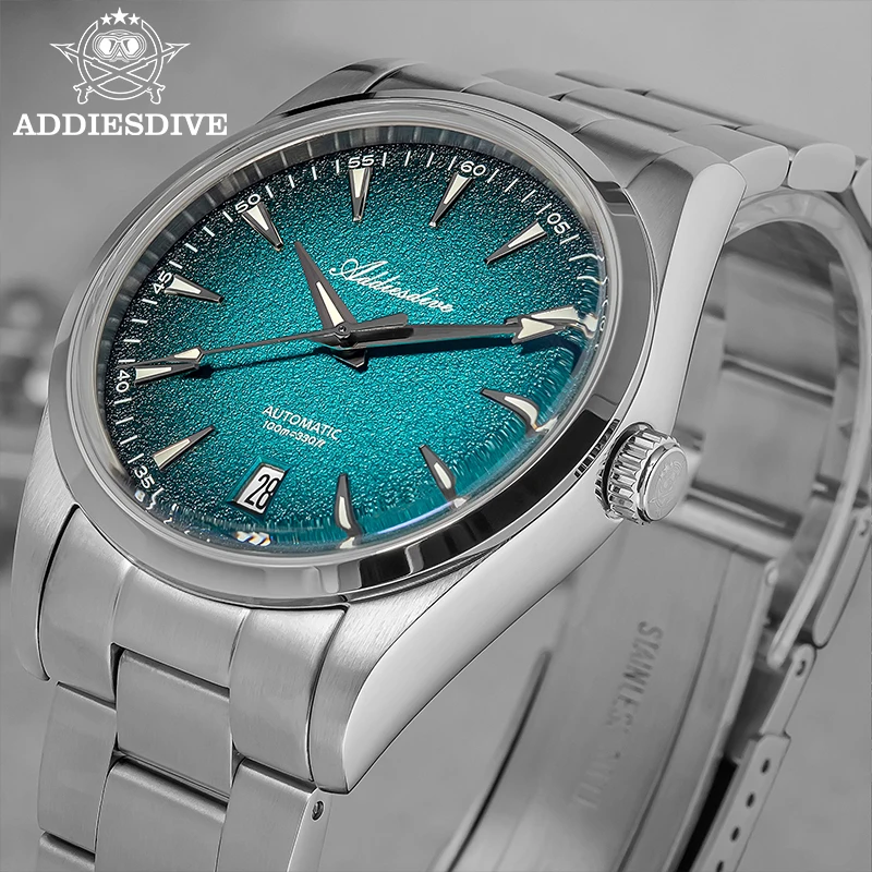 Luxury Watch German - ADDIESDIVE Nowy Męski Zegarek 39mm Automatyczny