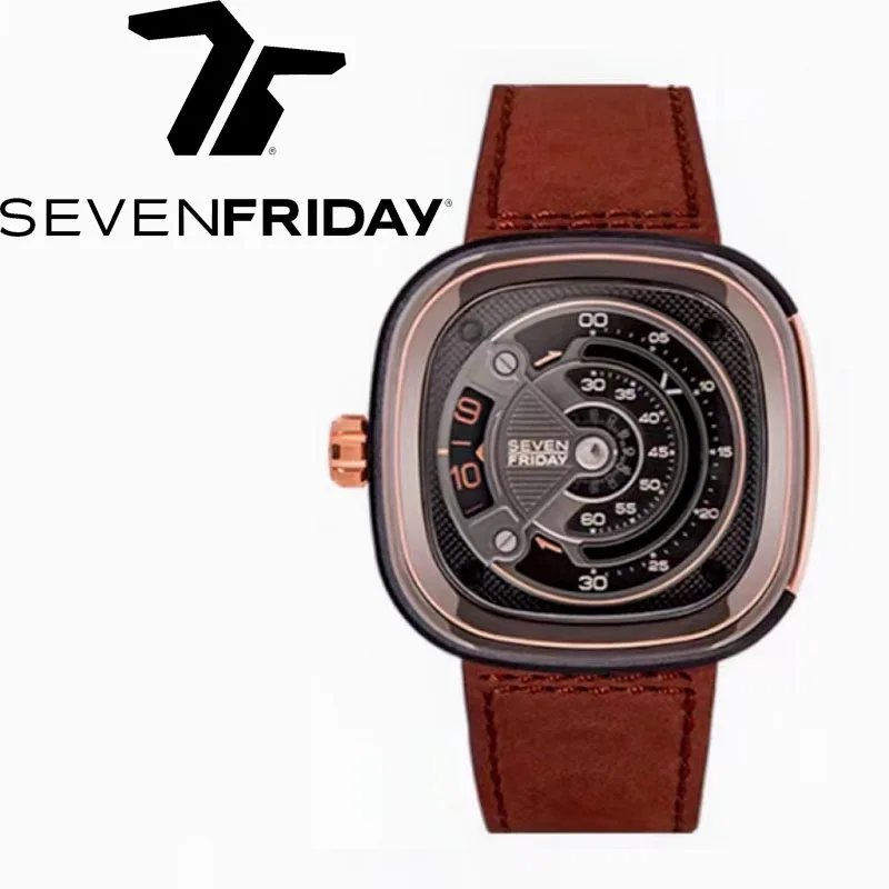 Luxury Watch Winder - SEVEN FRIDAY zegarek M2B/01 męski w