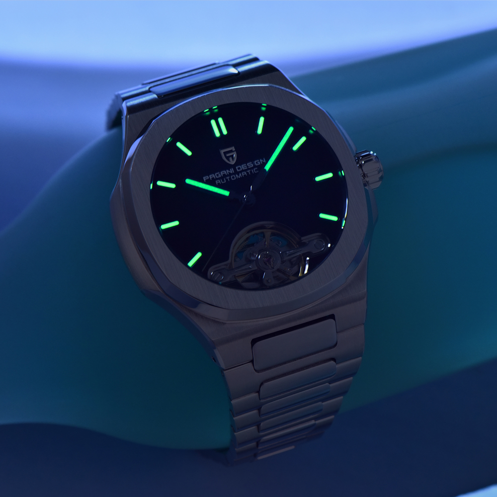 Tourbillon Movement Watch - Nowe męskie zegarki mechaniczne PAGANI DESIGN