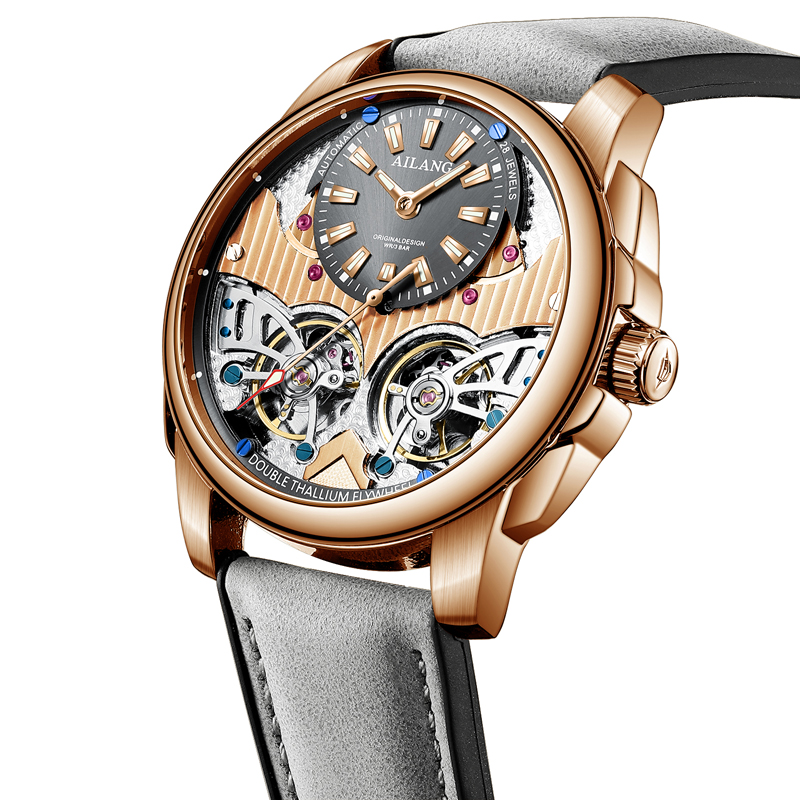 Tourbillon Movement Watch - AILANG Automatyczny Mechaniczny Wodoodporny Sportowy Zegarek