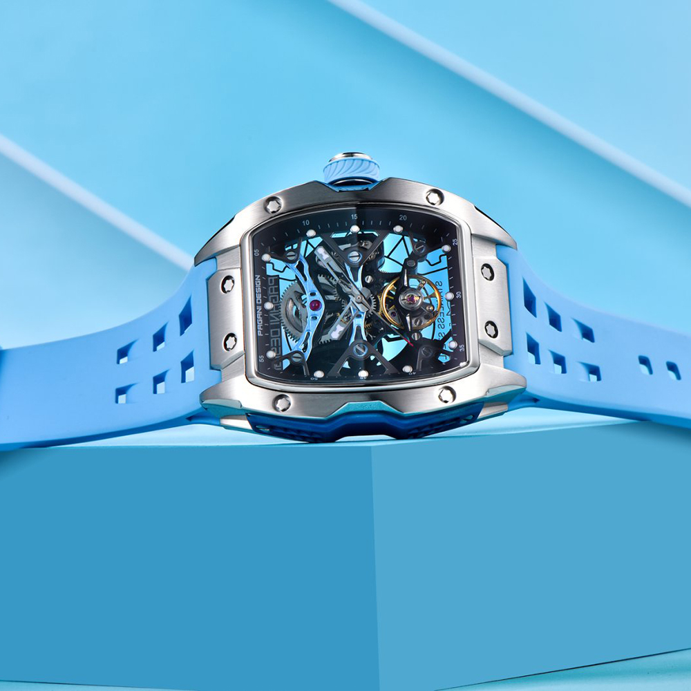 Najlepsze zegarki sportowe i r – Tourbillon Movement Watch recenzja i cena