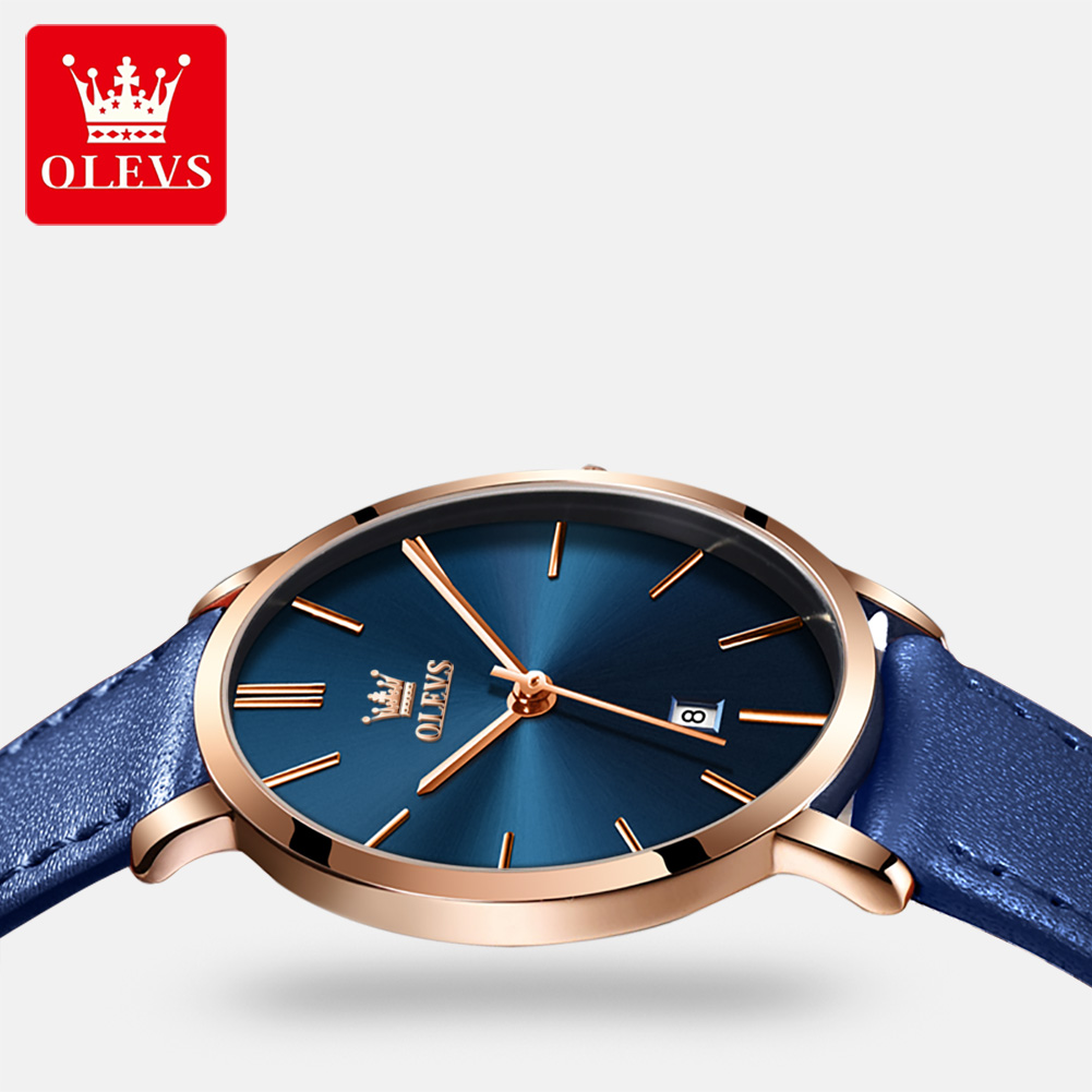 OLEVS Fashion Ultra cienkie ze – Luxury Watch With Leather Strap recenzja i cena