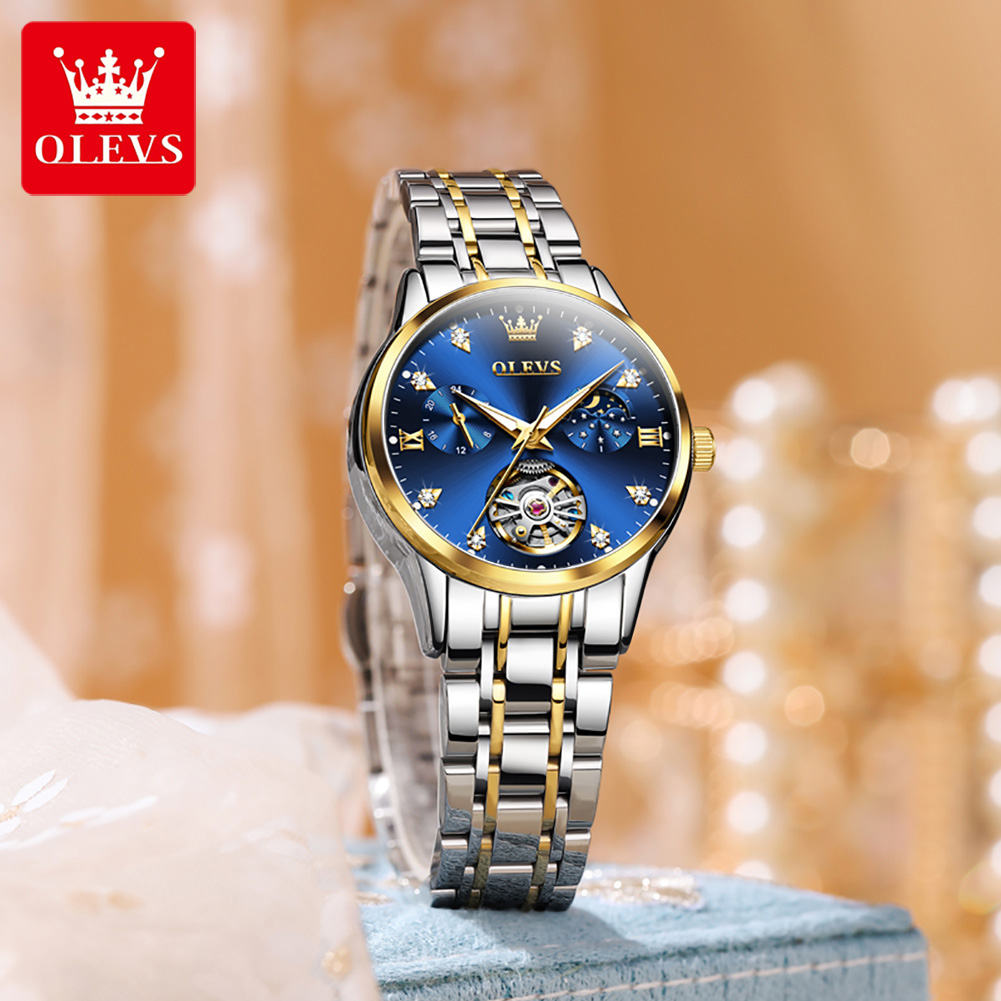 Zegarki damskie OLEVS Luksusow – Tourbillon Movement Watch recenzja i cena