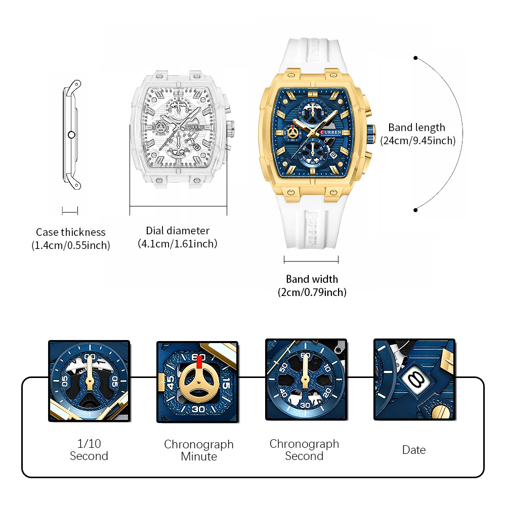 CURREN Luksusowy Zegarek Męski – Luxury Watch Market recenzja i cena