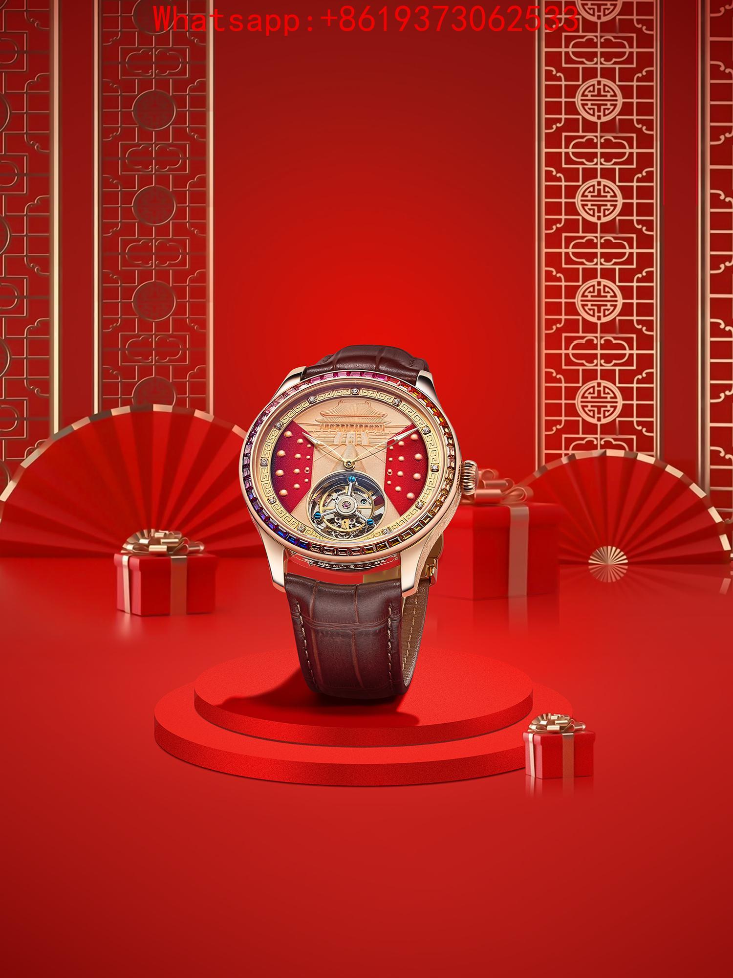 Zegarek męski z automatycznym  – Tourbillon Movement Watch recenzja i cena