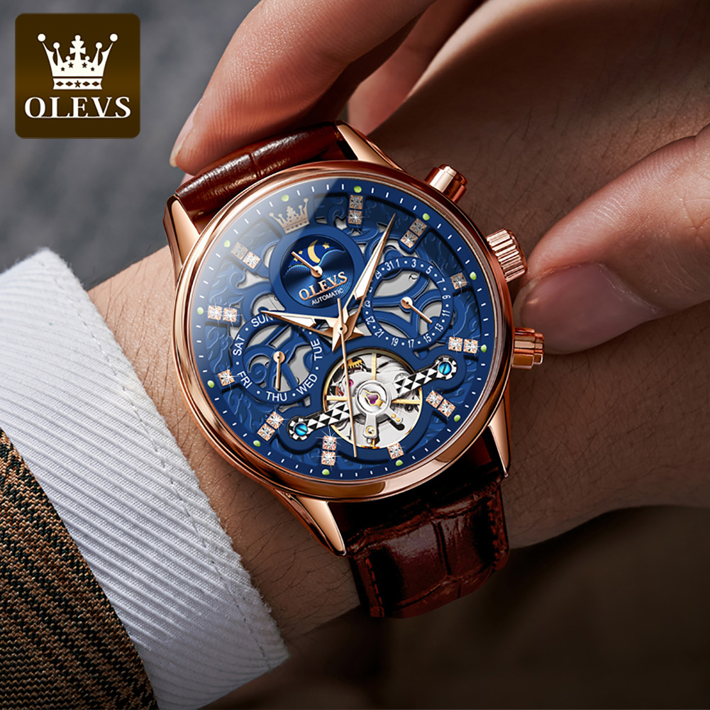 OLEVS 6658 oryginalny markowy  – Luxury Watch Winder recenzja i cena