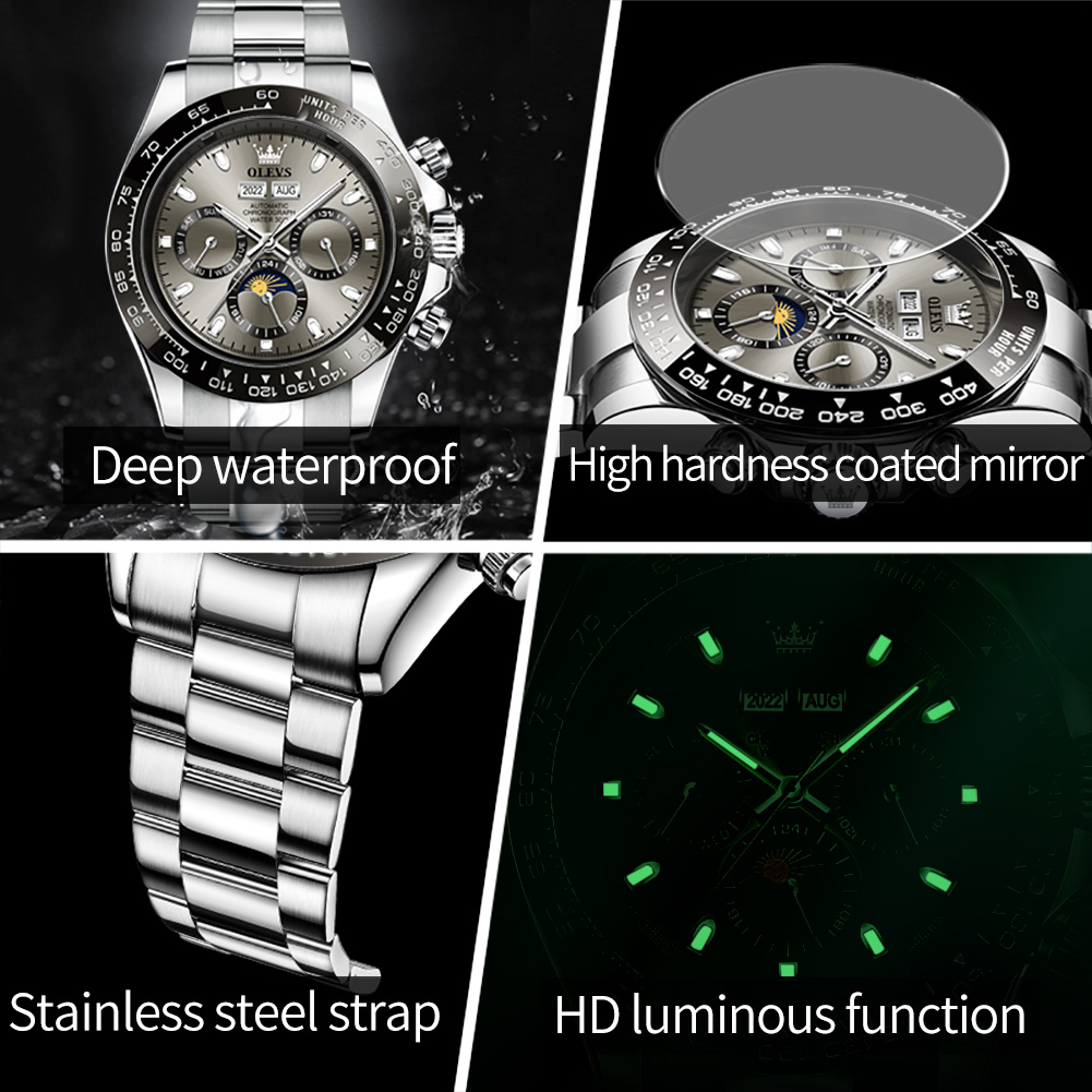 OLEVS 6654 luksusowy męski zeg – Luxury Watch On Sale recenzja i cena