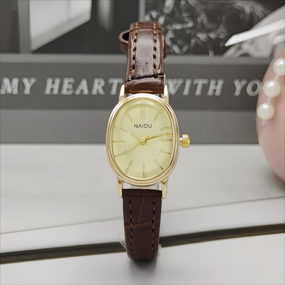 Zegarek damski marki modowej z – Luxury Watch With Leather Strap recenzja i cena