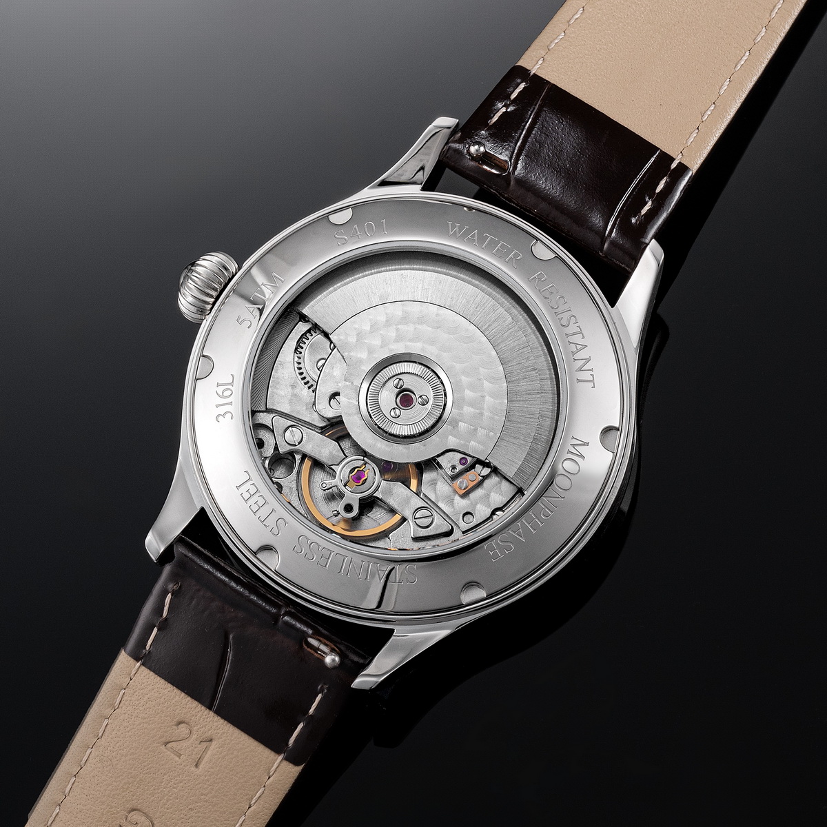 Zegarek męski Sugess z fazami  – Luxury Watch On Sale recenzja i cena