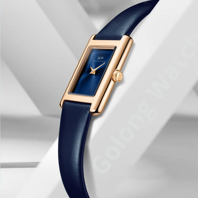 I&W Carnival Ultra cienkie zeg – Luxury Watch With Leather Strap recenzja i cena