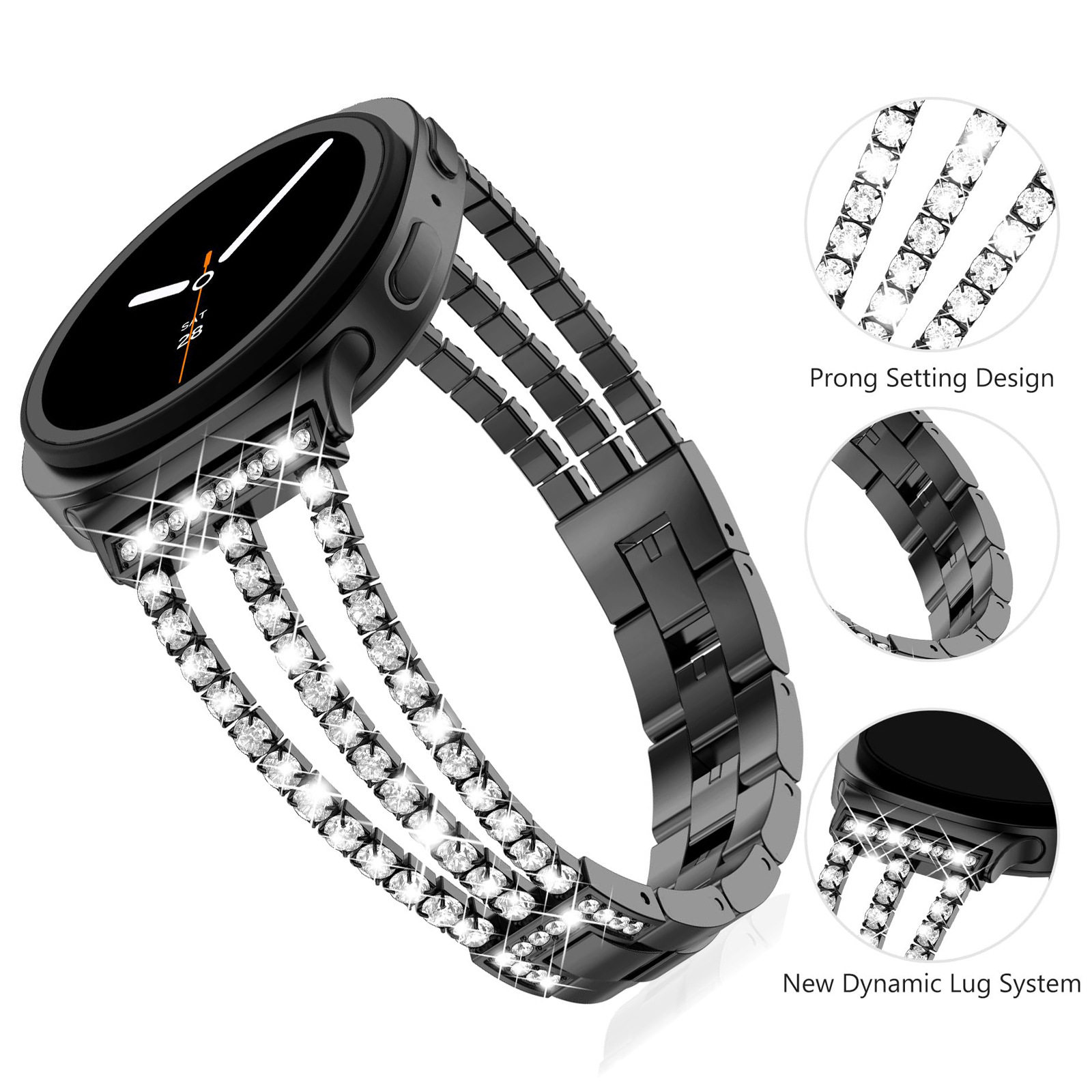 Diamentowy pasek do Samsung Ga – Luxury Watch Galaxy recenzja i cena