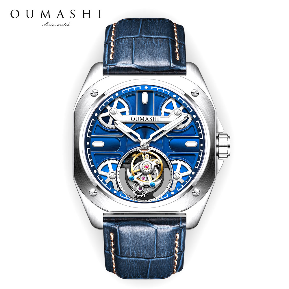 Luksusowy męski zegarek 41 mm  – Tourbillon Movement Watch recenzja i cena