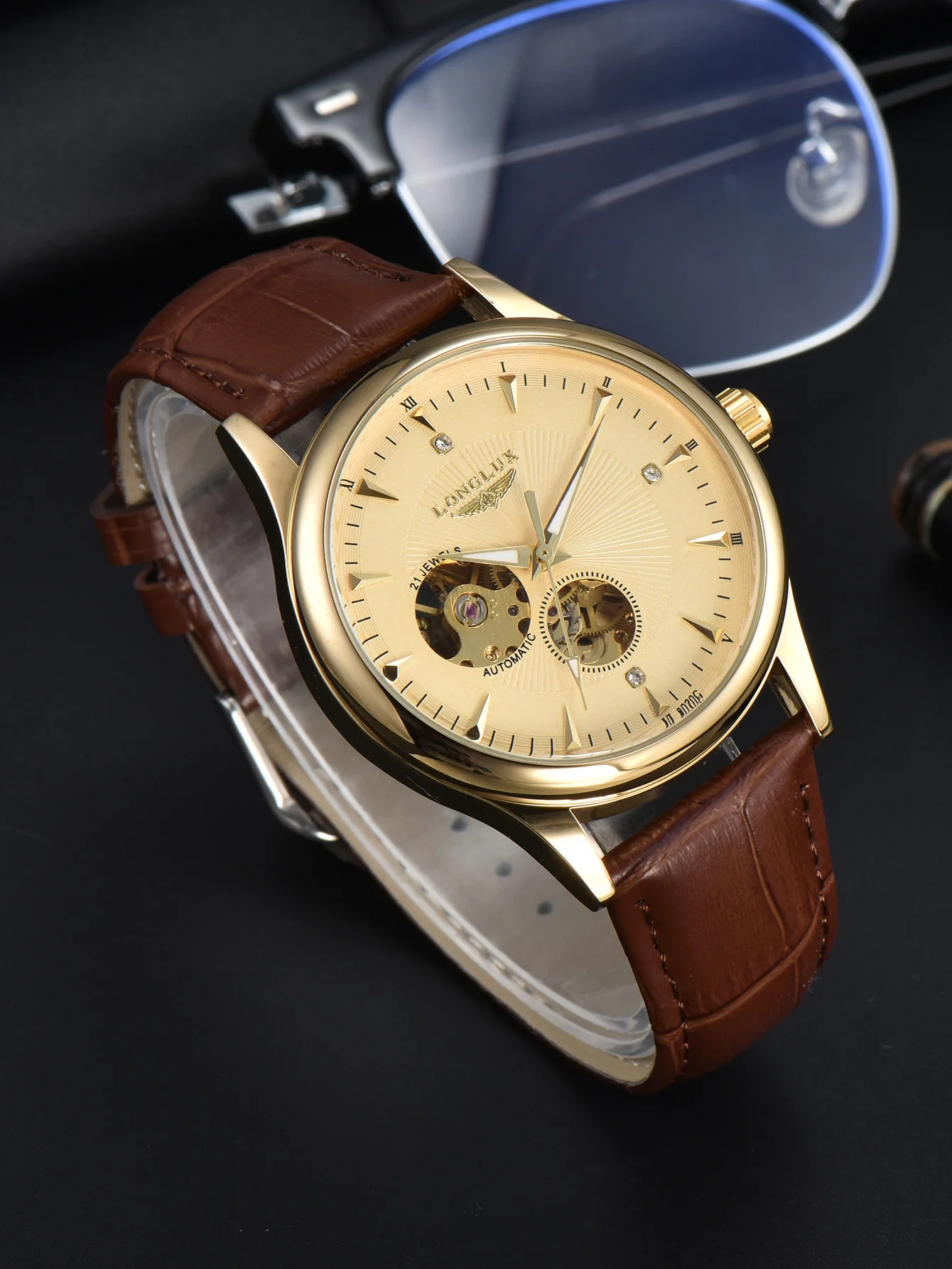 Zegarek automatyczny LONGLUX,  – Luxury Watch On Sale recenzja i cena